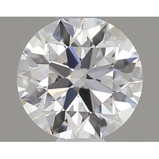 0.18 Carat Round D VVS1 EX GIA Natural Diamond