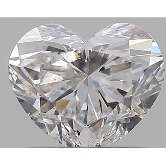 0.7 Carat Heart D SI1 - VG GIA Natural Diamond