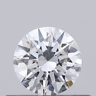 0.31 Carat Round D VVS2 EX GIA Natural Diamond