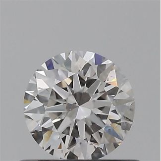 0.45 Carat Round F SI1 EX GIA Natural Diamond