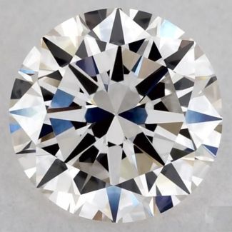 0.6 Carat Round H VVS2 VG EX GIA Natural Diamond