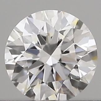 0.21 Carat Round D VVS1 EX GIA Natural Diamond