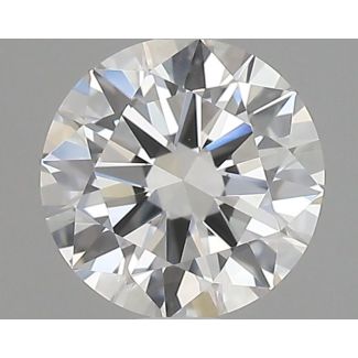 0.5 Carat Round H VVS1 EX GD GIA Natural Diamond