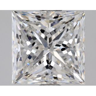 1.8 Carat Princess F SI1 - EX GIA Natural Diamond