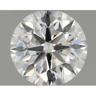 0.5 Carat Round G SI1 EX GIA Natural Diamond