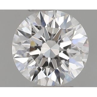 0.3 Carat Round F VVS1 EX GIA Natural Diamond