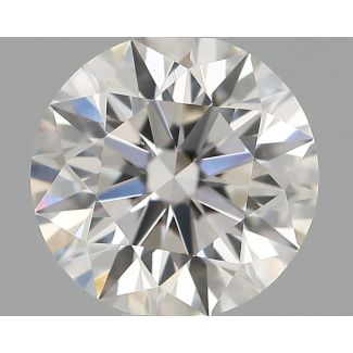 0.63 Carat Round H VS2 EX GIA Natural Diamond