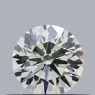 0.35 Carat Round H VS2 EX IGI Natural Diamond