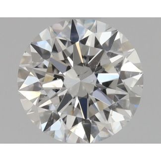 0.5 Carat Round G SI1 EX GIA Natural Diamond