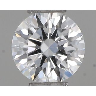 0.23 Carat Round D VVS2 EX GIA Natural Diamond