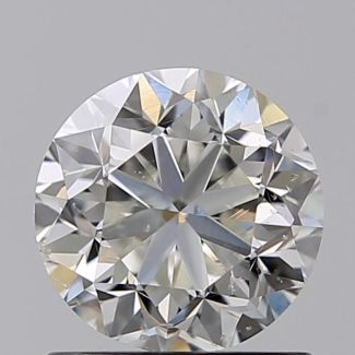 1.00 Carat Round H SI1 F GD VG GIA Natural Diamond