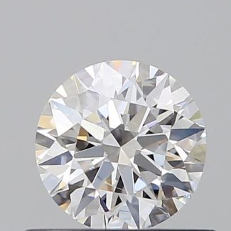 0.55 Carat Round E VS1 EX VG GIA Natural Diamond