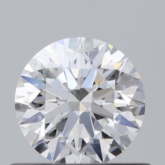 0.58 Carat Round E VS1 EX GIA Natural Diamond