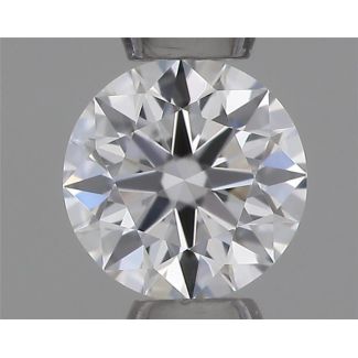 0.22 Carat Round D VVS1 EX GIA Natural Diamond