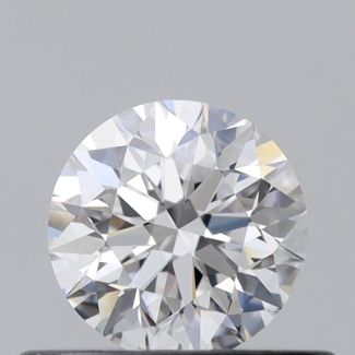 0.43 Carat Round E VVS2 EX GIA Natural Diamond