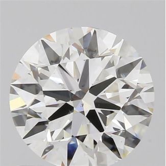 0.90 Carat Round H SI1 EX VG GIA Natural Diamond