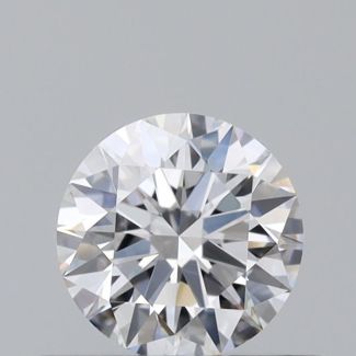 0.35 Carat Round D VVS2 EX GIA Natural Diamond