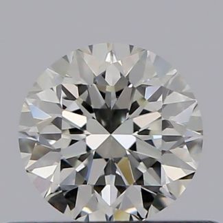 0.40 Carat Round I VVS2 G VG GIA Natural Diamond