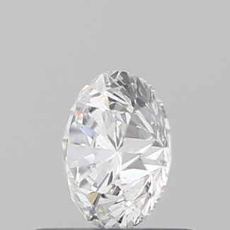 0.61 Carat Round F SI1 EX GIA Natural Diamond