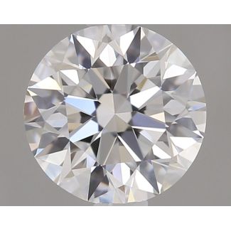 0.45 Carat Round D VVS1 EX GIA Natural Diamond