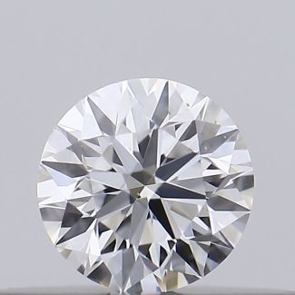 0.18 Carat Round D SI1 EX VG GIA Natural Diamond