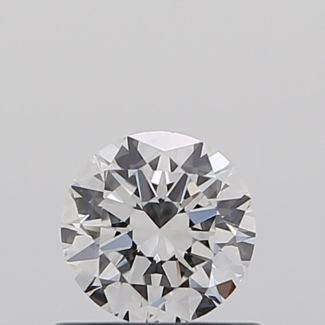 0.50 Carat Round E VVS2 VG EX GIA Natural Diamond