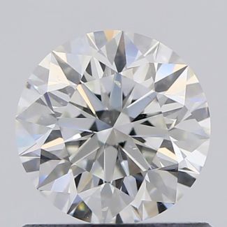 0.72 Carat Round F SI1 EX GIA Natural Diamond