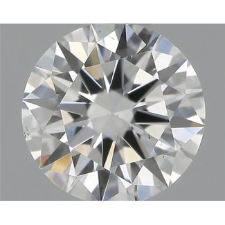 0.52 Carat Round E VS2 EX GIA Natural Diamond