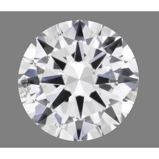 0.50 Carat Round F SI2 VG EX G GIA Natural Diamond