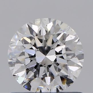 0.60 Carat Round D SI1 VG GIA Natural Diamond