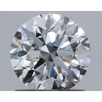 1.2 Carat Round F VVS2 EX GIA Natural Diamond