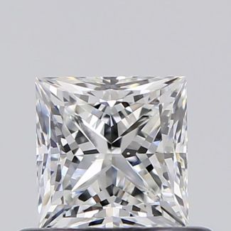 0.51 Carat Princess F VS2 - EX VG GIA Natural Diamond