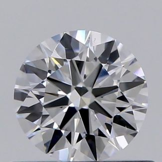 0.45 Carat Round D VS2 VG EX GIA Natural Diamond