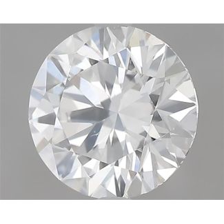 0.77 Carat Round F SI1 EX GIA Natural Diamond