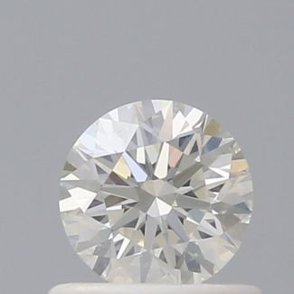 0.56 Carat Round H SI1 EX IGI Natural Diamond