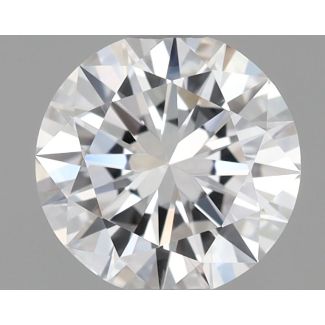 0.9 Carat Round D VVS1 EX VG GIA Natural Diamond