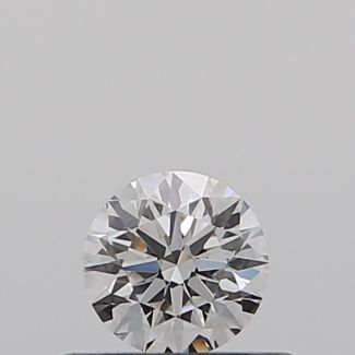 0.30 Carat Round H VVS2 EX GIA Natural Diamond