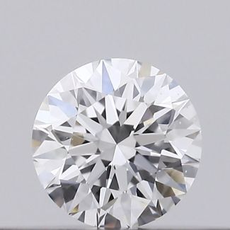 0.18 Carat Round D VS1 EX GIA Natural Diamond