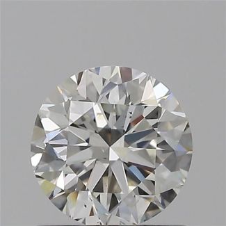 0.70 Carat Round G SI1 VG EX GIA Natural Diamond