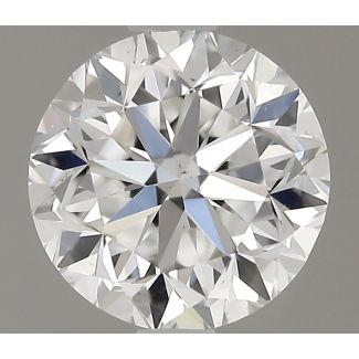 0.5 Carat Round F VS2 GD EX GIA Natural Diamond