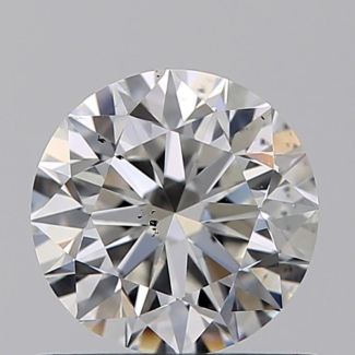 0.70 Carat Round F SI1 VG EX GIA Natural Diamond