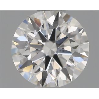 0.51 Carat Round H SI1 EX GIA Natural Diamond