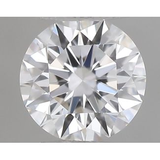 0.18 Carat Round F VVS2 EX GIA Natural Diamond