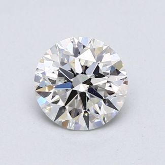 0.9 Carat Round H VS2 EX VG GIA Natural Diamond