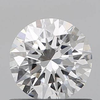 0.64 Carat Round E VS2 EX VG GIA Natural Diamond