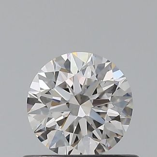 0.51 Carat Round H VS2 EX GIA Natural Diamond