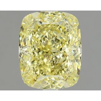 2.02 Carat Cushion Brilliant Light Yellow VS2 - EX VG GIA Natural Diamond