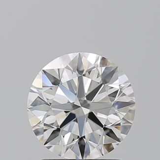 1.5 Carat Round H VVS2 EX GIA Natural Diamond