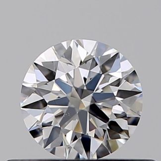 0.35 Carat Round D VS1 EX GIA Natural Diamond