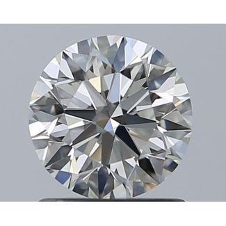 1.0 Carat Round H VVS1 EX IGI Natural Diamond